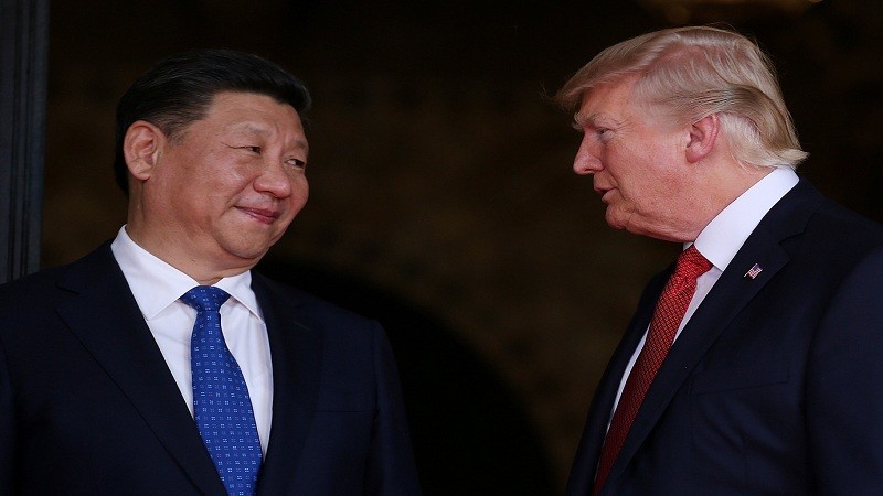  Xi Jinping, presidente da China e Donald Trump, presidente dos EUA. (Foto:Carlos Barria/Reuters)