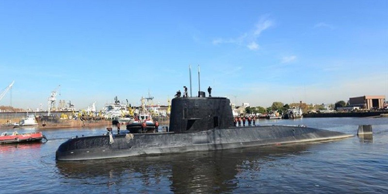 Submarino argentino ARA San Juan naufragou há um ano (Arquivo/ Divulgação/Marinha da Argentina)