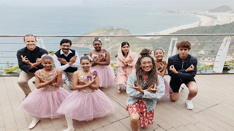 Malala comemora seu aniversário no Pão de Açúcar. (Reprodução Instagram/Direitos Reservados/Agência Brasil)