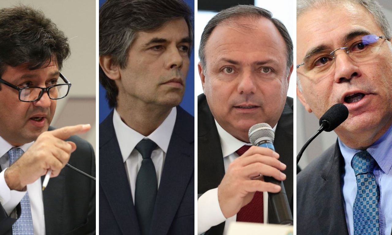 Ex-ministros da Saúde, Mandetta e Teich, serão ouvidos na próxima terça-feira (4/5); Pazuello, na quarta (5/5); e Queiroga e Barra Torres (da Anvisa), na quinta (6/5) | Foto: reprodução