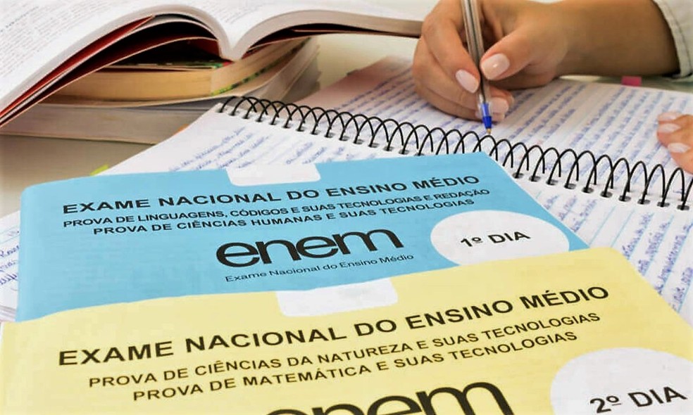 As provas, com 90 questões, além da própria redação, começaram às 13h30 e vão até 19h | Foto: Reprodução