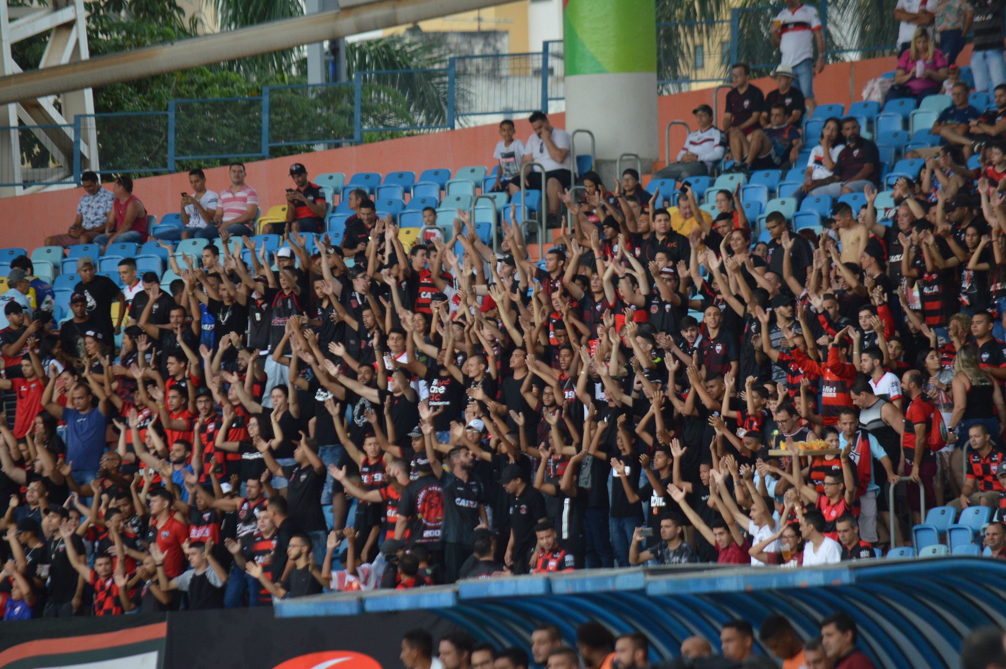 Retorno da torcida acontece já neste final de semana, mas o Atlético Goianiense vai atuar como visitante, contra o Fortaleza | Foto: Paulo Marcos/ACG