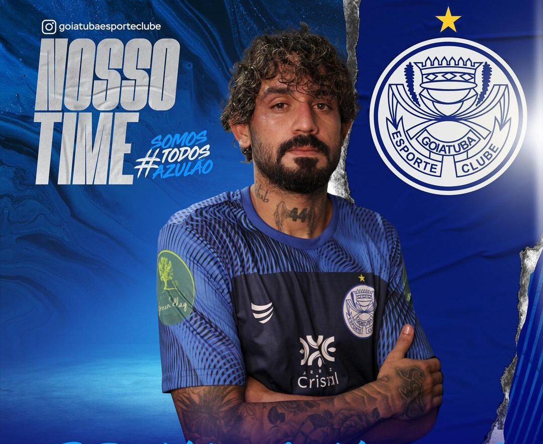 Volante Bruno Menezes conhece o futebol goiano e chega para ajudar equipe a voltar a elite estadual | foto: Comunicação Goiatuba