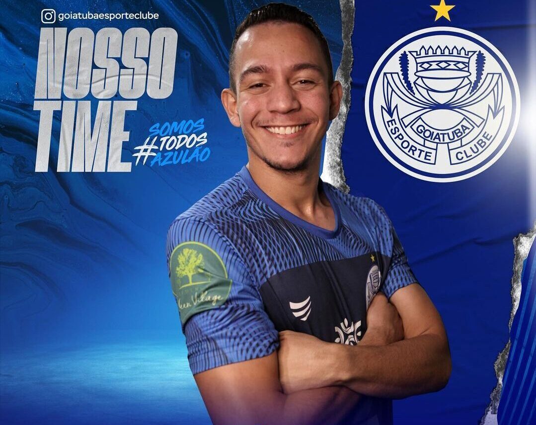 Lateral Jair retorna ao Azulão dois anos após a conquista invicta do Goiatuba na Terceira Divisão | foto: Comunicação Goiatuba