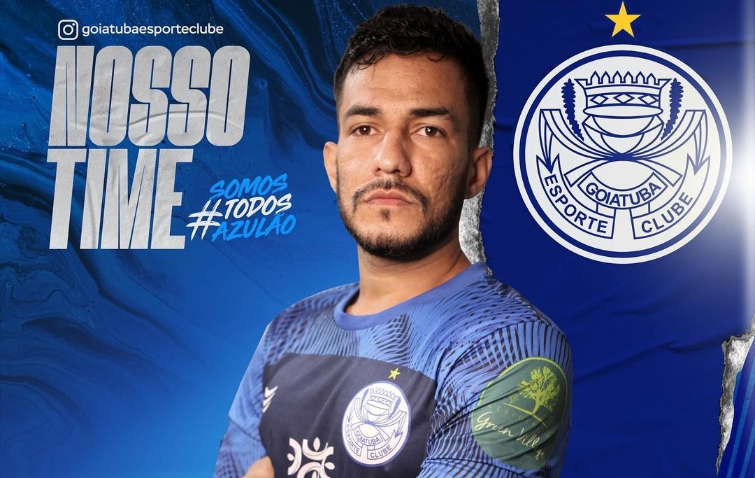 O volante Wembley foi um dos últimos reforços anunciados pelo Goiatuba | Foto: Reprodução/Instagram/Goiatuba EC