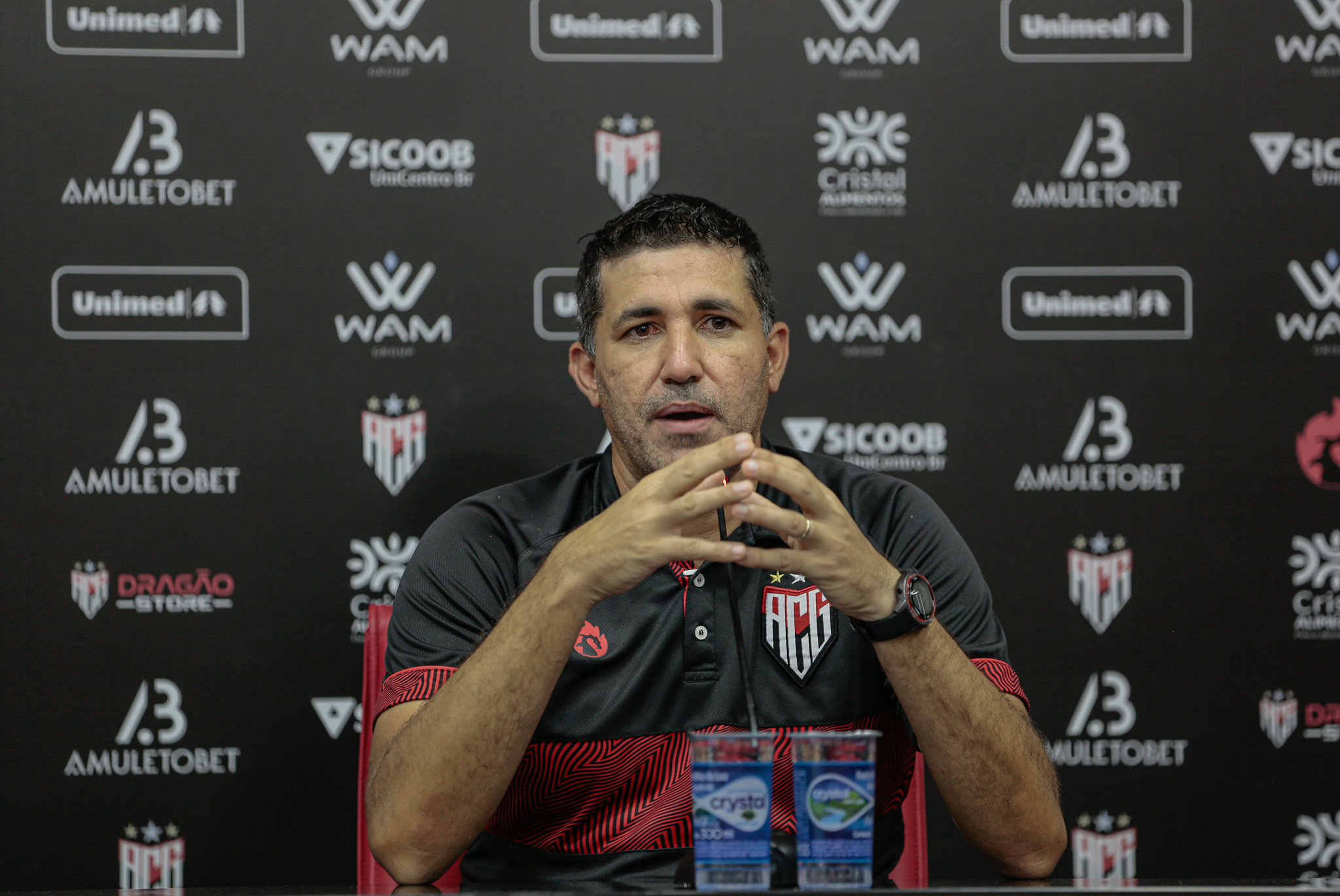 Apesar de entender a intenção do Sport de buscar a bola longa, Eduardo Souza lamentou os erros atleticanos na derrota fora de casa | Foto: Bruno Corsino/ACG