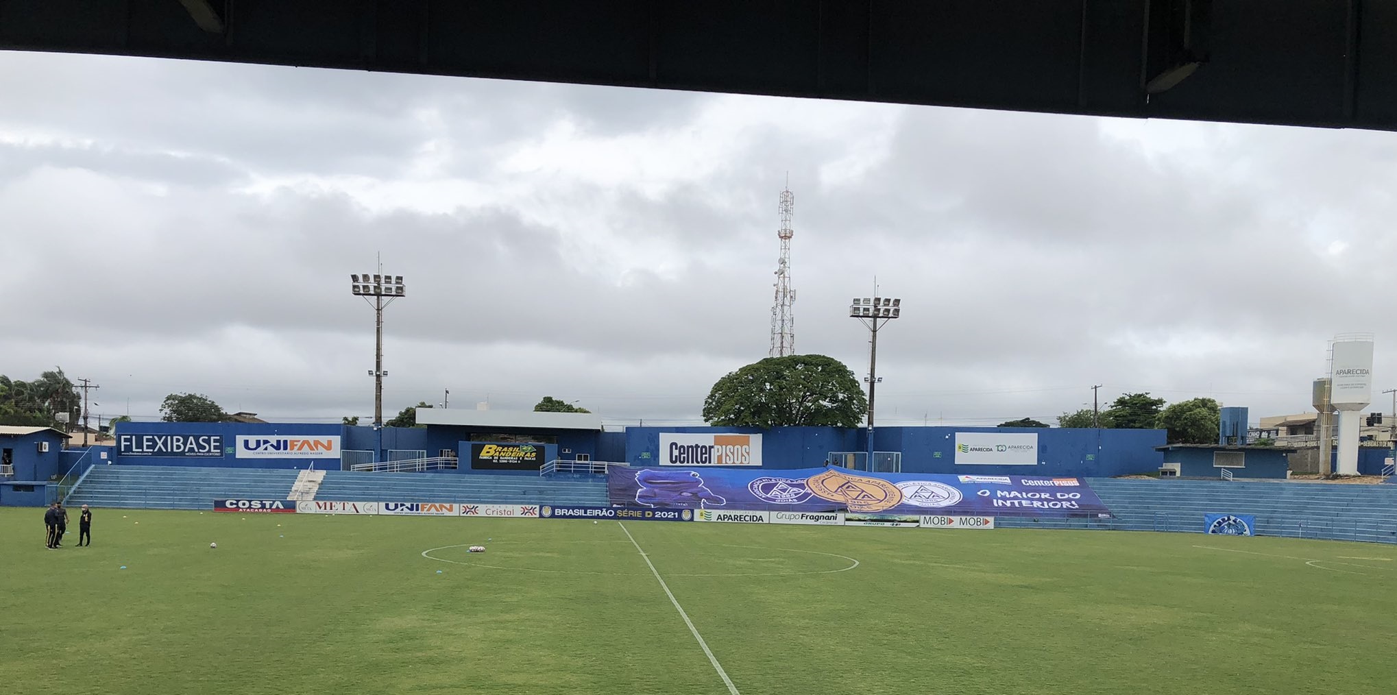Estádio Anibal Batista de Toledo recebeu o primeiro duelo das quartas de final da competição e a Aparecidense levou a melhor | Foto: Felipe André/Jornal O Hoje