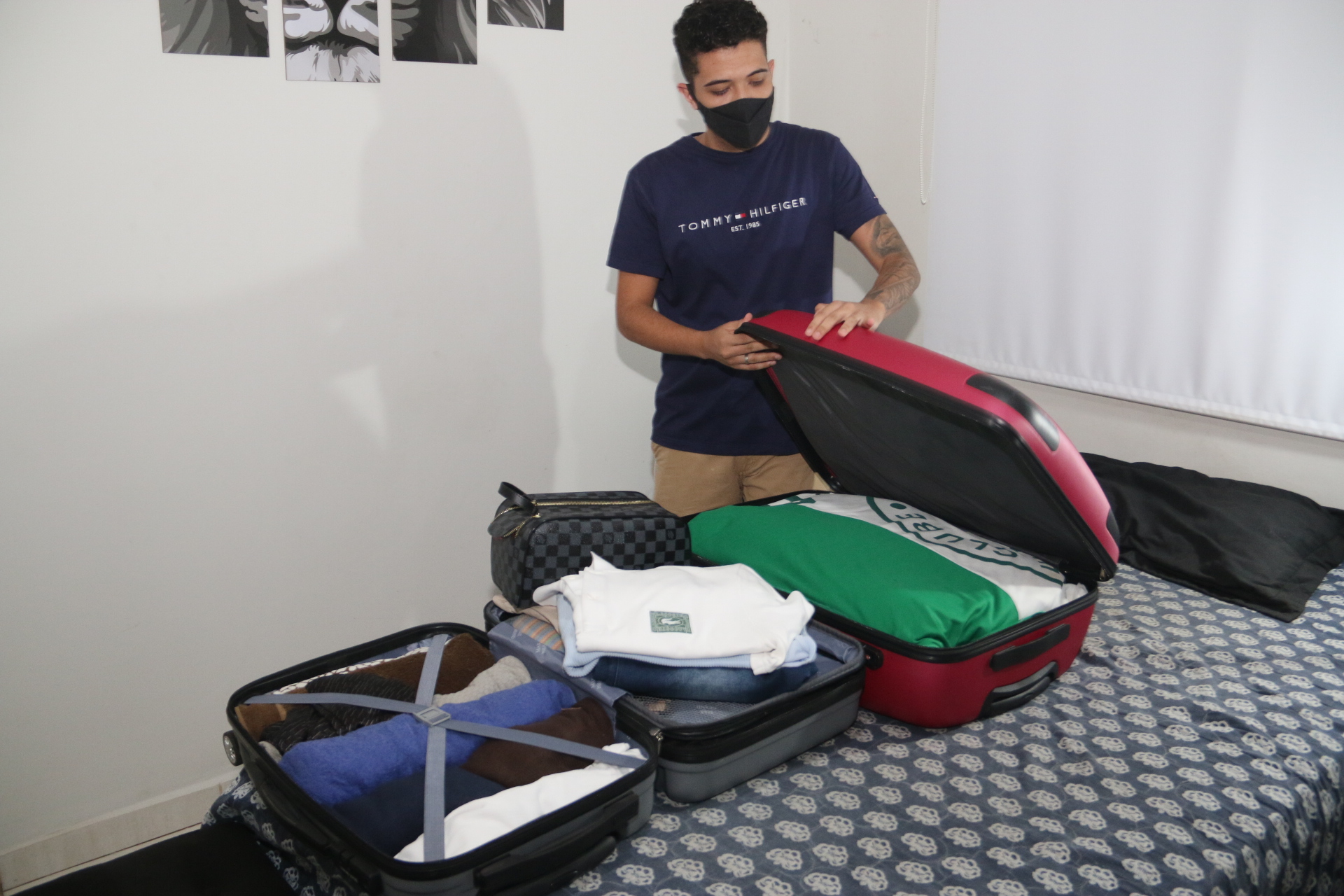 Caio vai com visto de estudante para aprender inglês em Orlando, mas se surgir oportunidade pretende ficar legalmente nos Estados Unidos. | Foto: Jota Eurípedes