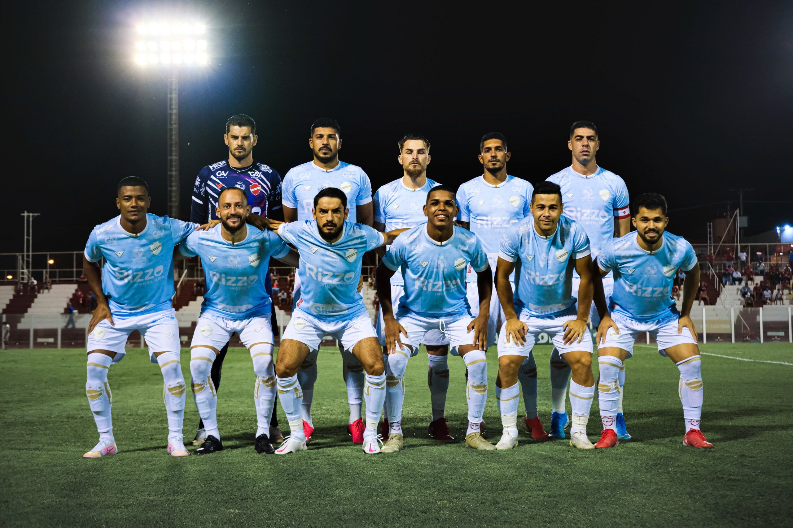 De azul, o Vila Nova derrotou o Rio Branco-ES por 3 a 0 na segunda fase da Copa Verde | Foto: Douglas Monteiro/Vila Nova FC