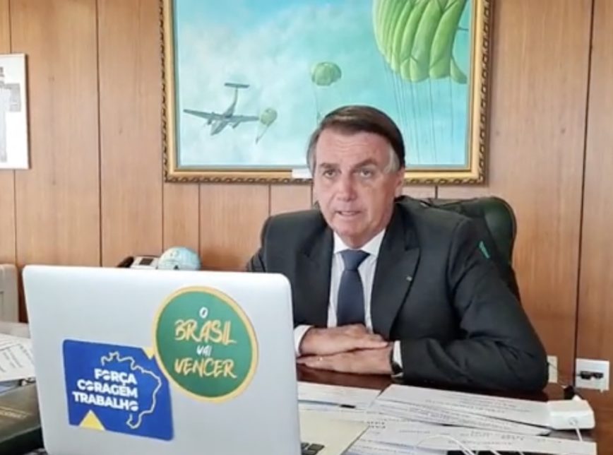 Bolsonaro chamou jurista de "embalsamado" e zombou de documento encaminhado à Câmara | Foto: Reprodução