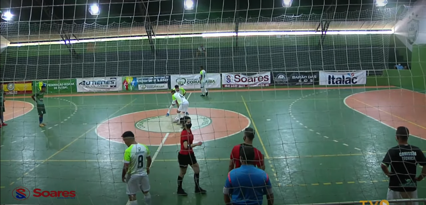 O time do sul goiano conseguiu sua terceira vitória consecutiva no campeonato | foto: Reprodução / Corumbaíba Notícias