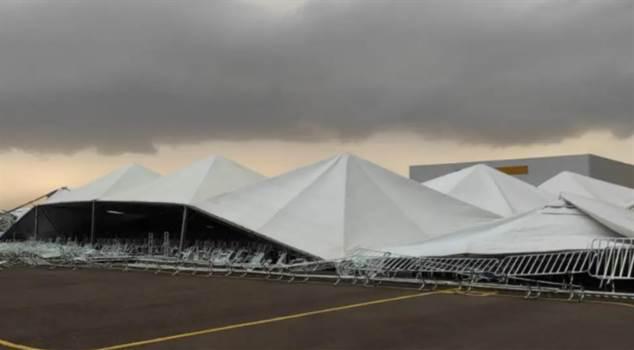 Evento foi transferido e será realizado no parque de exposições da cidade Foto: Reprodução/Redes sociais