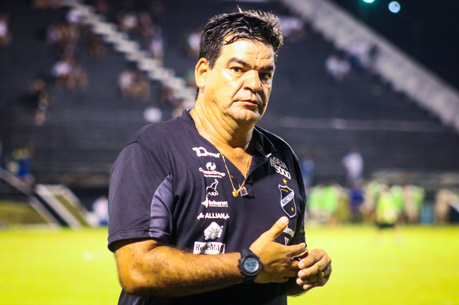 Técnico do ABC ganhará reforço importante para o segundo jogo, a torcida potiguar | foto: Andrei Torres / Divulgação ABC FC