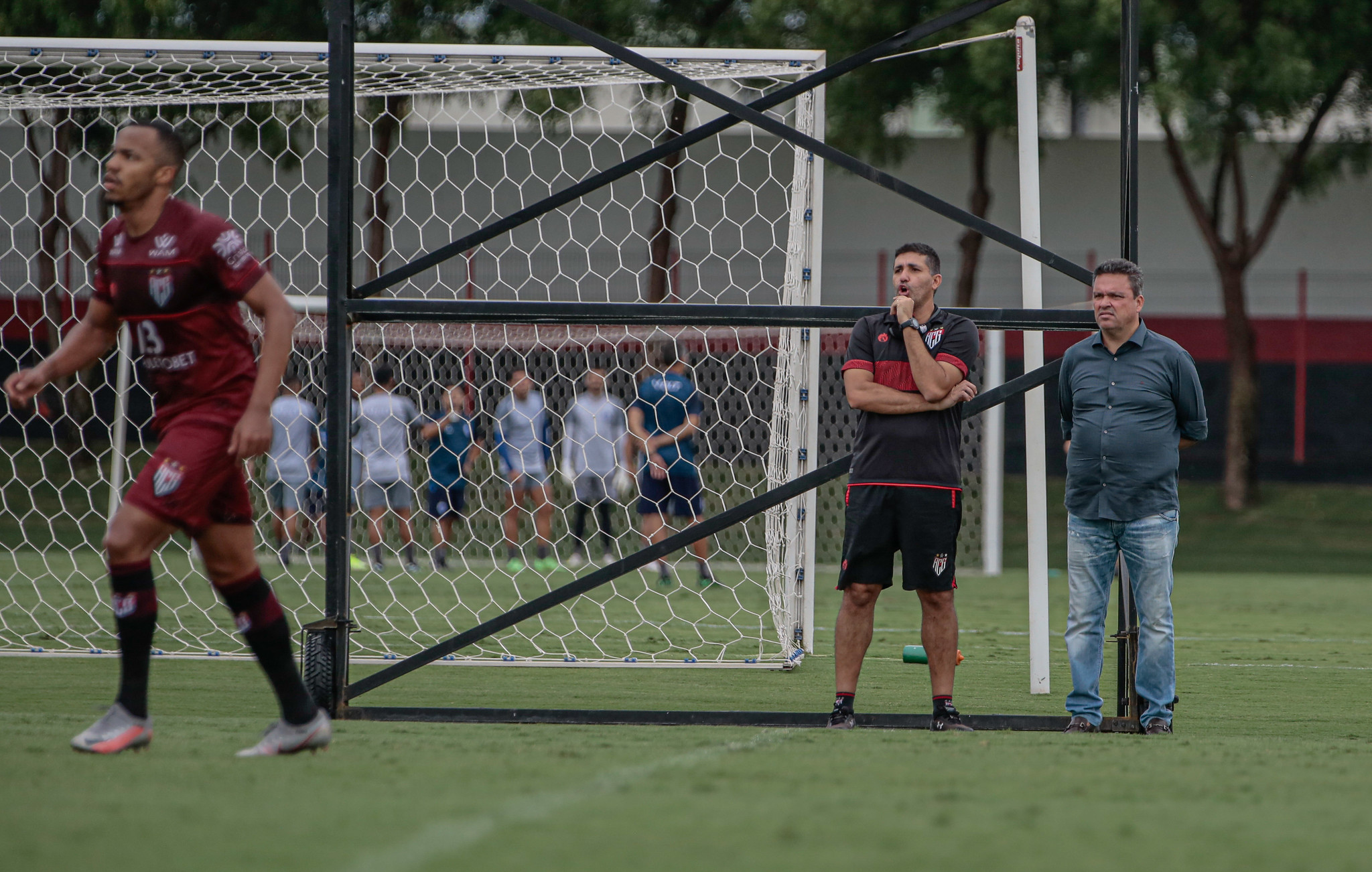 Ameaçado pelo rebaixamento, Adson Batista se mantém confiante na permanência do Atlético-GO na Série A para 2022 | Foto: Bruno Corsino/ACG