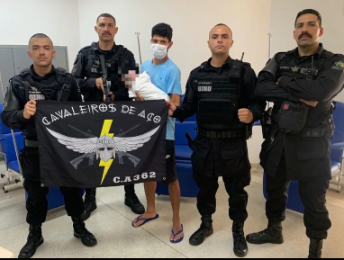 Equipe médica informou que o apoio policial foi de suma importância para que a saúde da criança fosse resguardada. | Foto: Reprodução