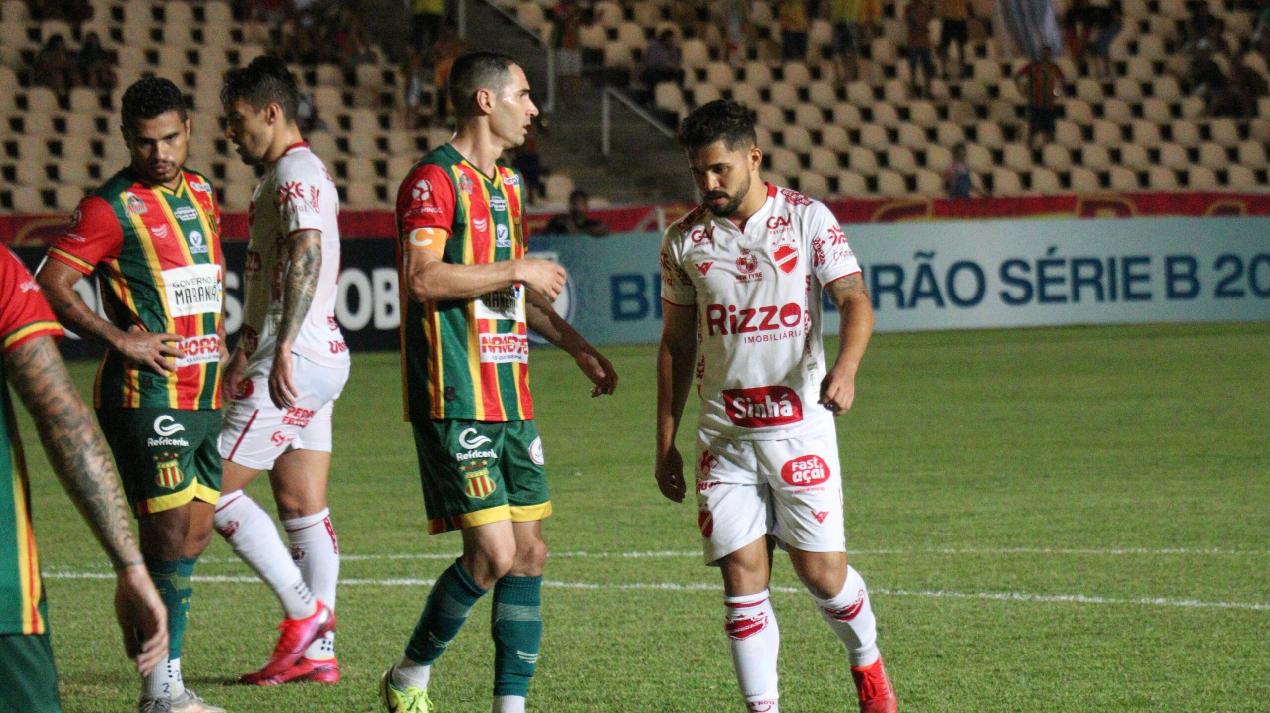 Na quinta (11), o Tigre foi derrotado pelo Sampaio Corrêa, fora de casa, por 3 a 0 | Foto: Douglas Monteiro/Vila Nova FC