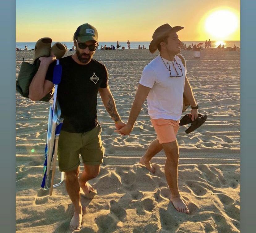 "Chocando um total de zero pessoas", brincou Marco ao postar a imagem nos Stories do Instagram. | Foto: Reprodução