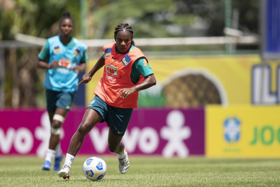 A volante deixa a Seleção Canarinha com status de lenda e inúmeros recordes batidos com a camisa da Seleção Brasileira | foto: Thais Magalhães / CBF