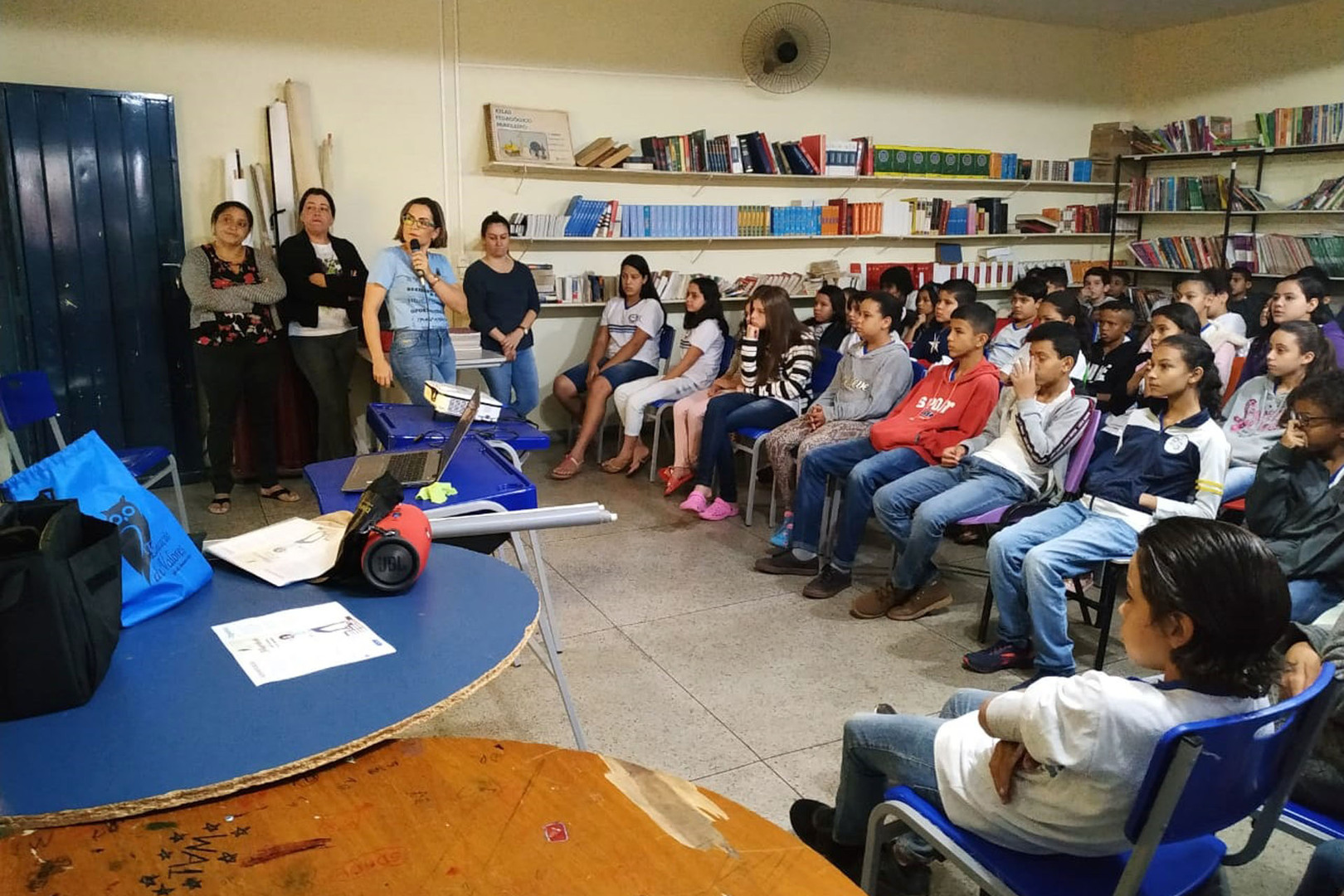 Iniciativa busca instruir alunos e permitir que repassem valores de igualdade, cidadania, ética e honestidade  Foto: Reprodução