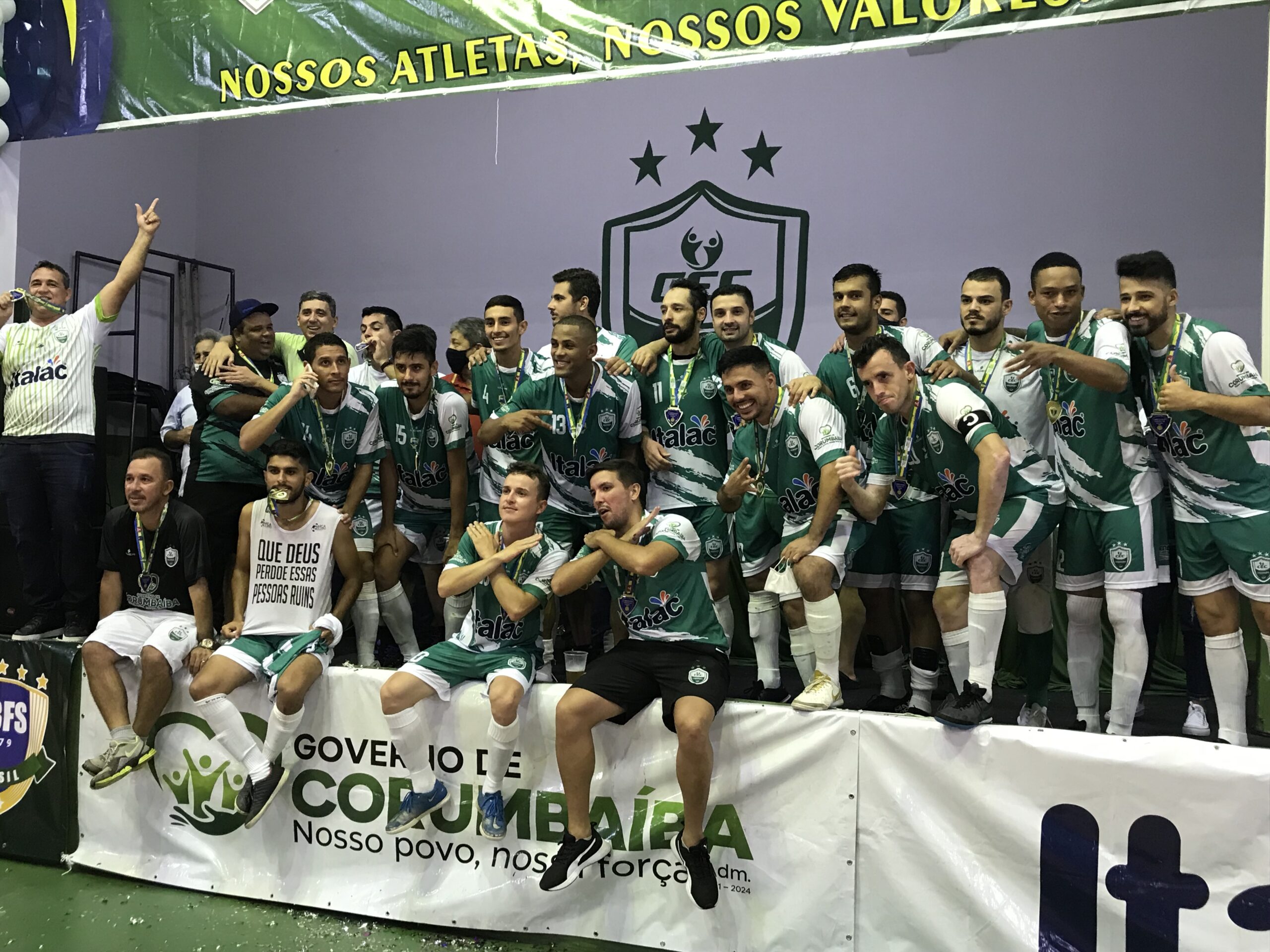 Diante de seu torcedor, Corumbaíba foi campeão em jogo difícil e com muitas emoções | foto: Victor Pimenta / Jornal O Hoje