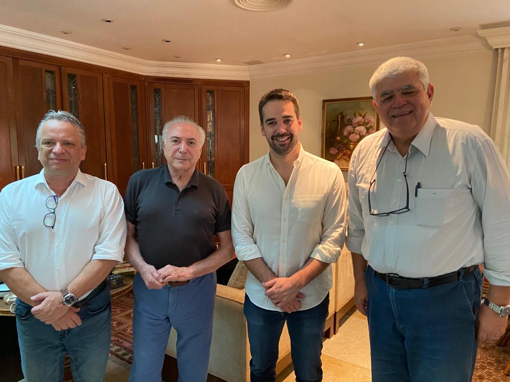 Ex-chefe da Casa Civil de Goiás, Fernando Tiburcio, também esteve presente na reunião | Foto: Reprodução/Redes Sociais