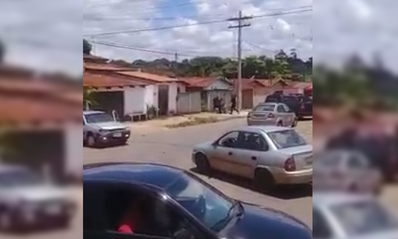 Crime veio à tona depois que um vídeo que registra a ação policial passou a circular em redes sociais em Trindade | Foto: reprodução