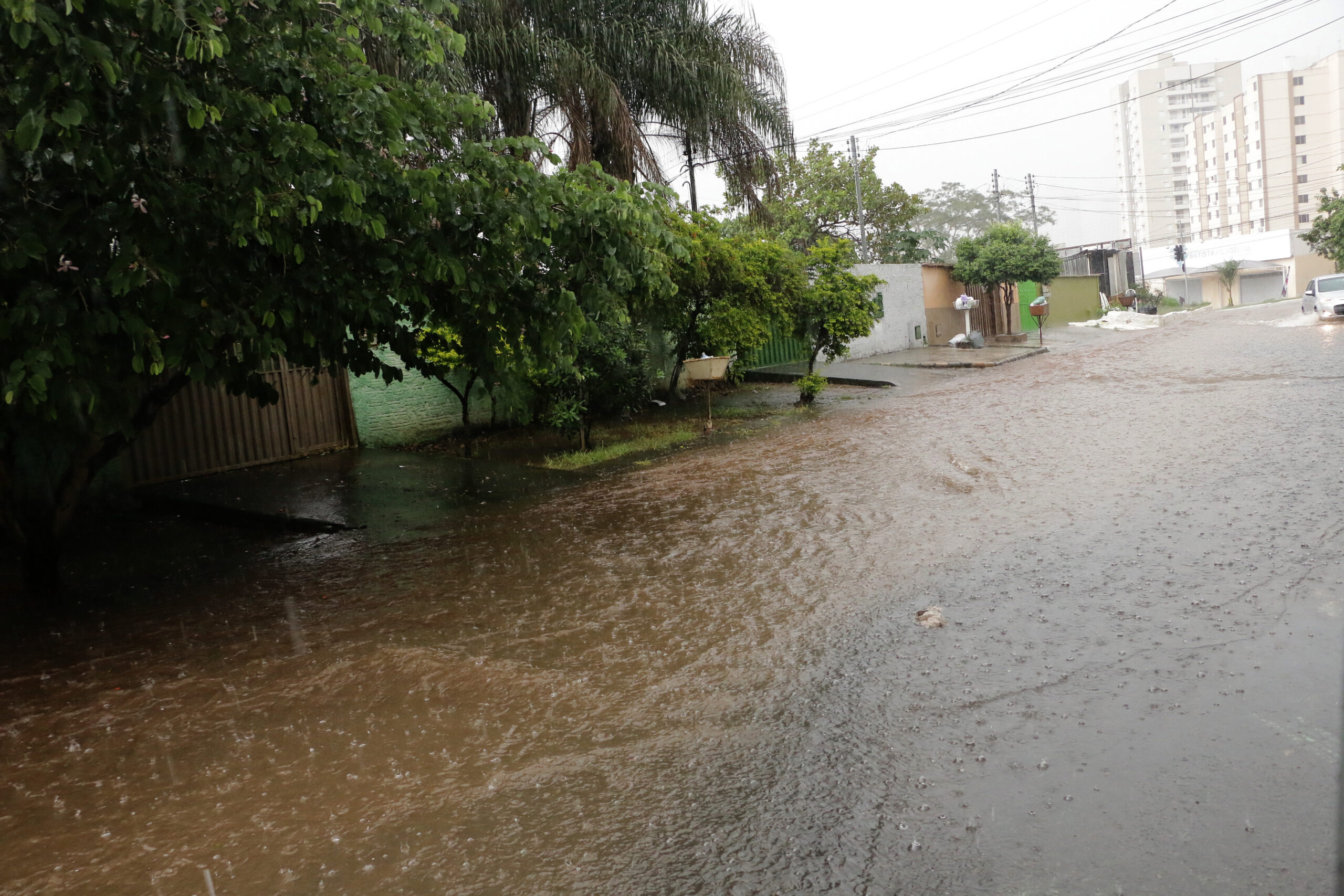O tempo médio das precipitações variou de uma hora à uma hora e trinta minutos, e o grande volume já tinha sido previsto na semana passada.  | Foto: Reprodução