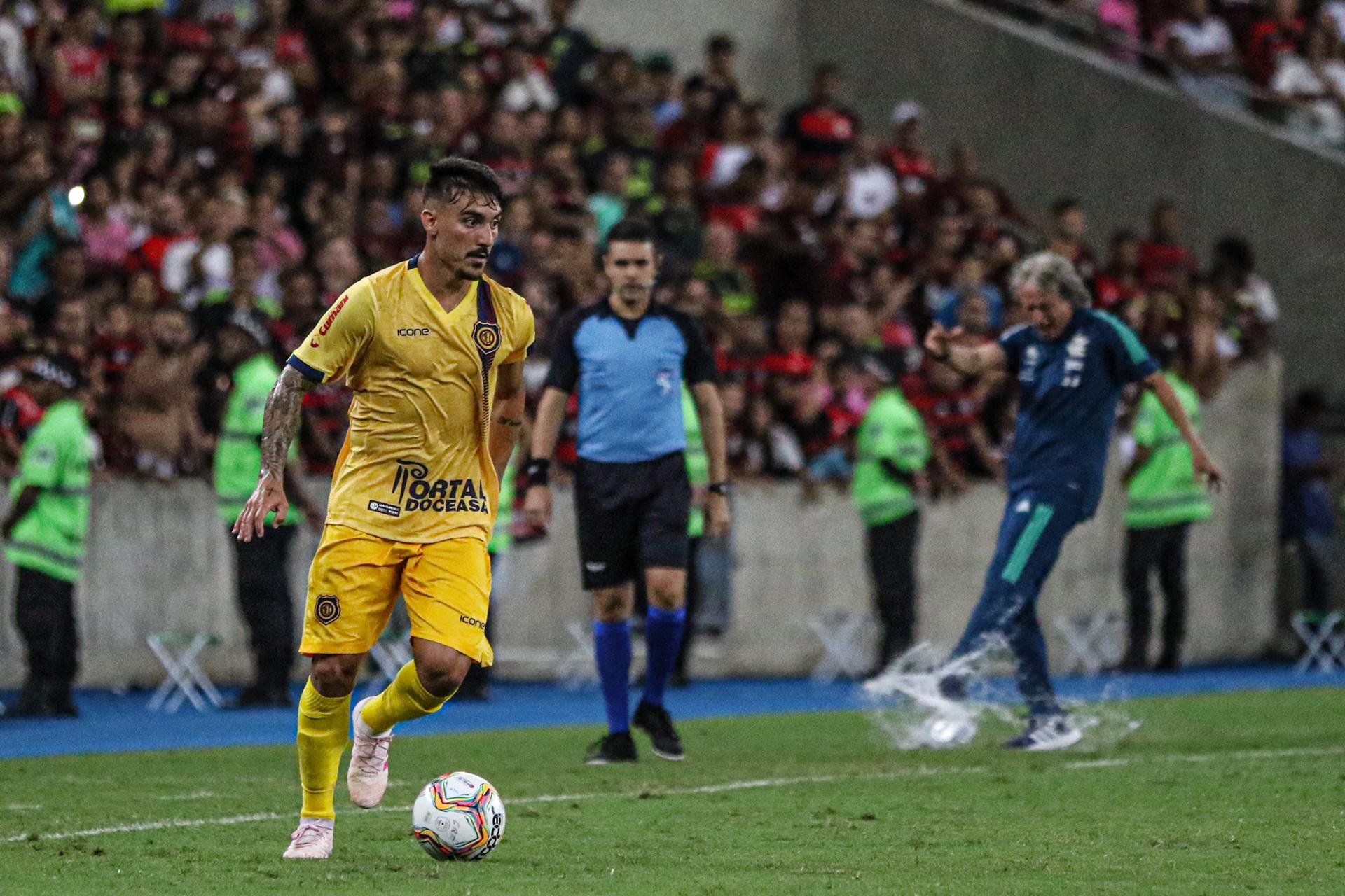 Nathan Gomes atuou diante do Flamengo no Carioca de 2020, no Maracanã, na ocasião, o time rubro-negro comandado por Jorge Jesus | foto: Arquivo pessoal