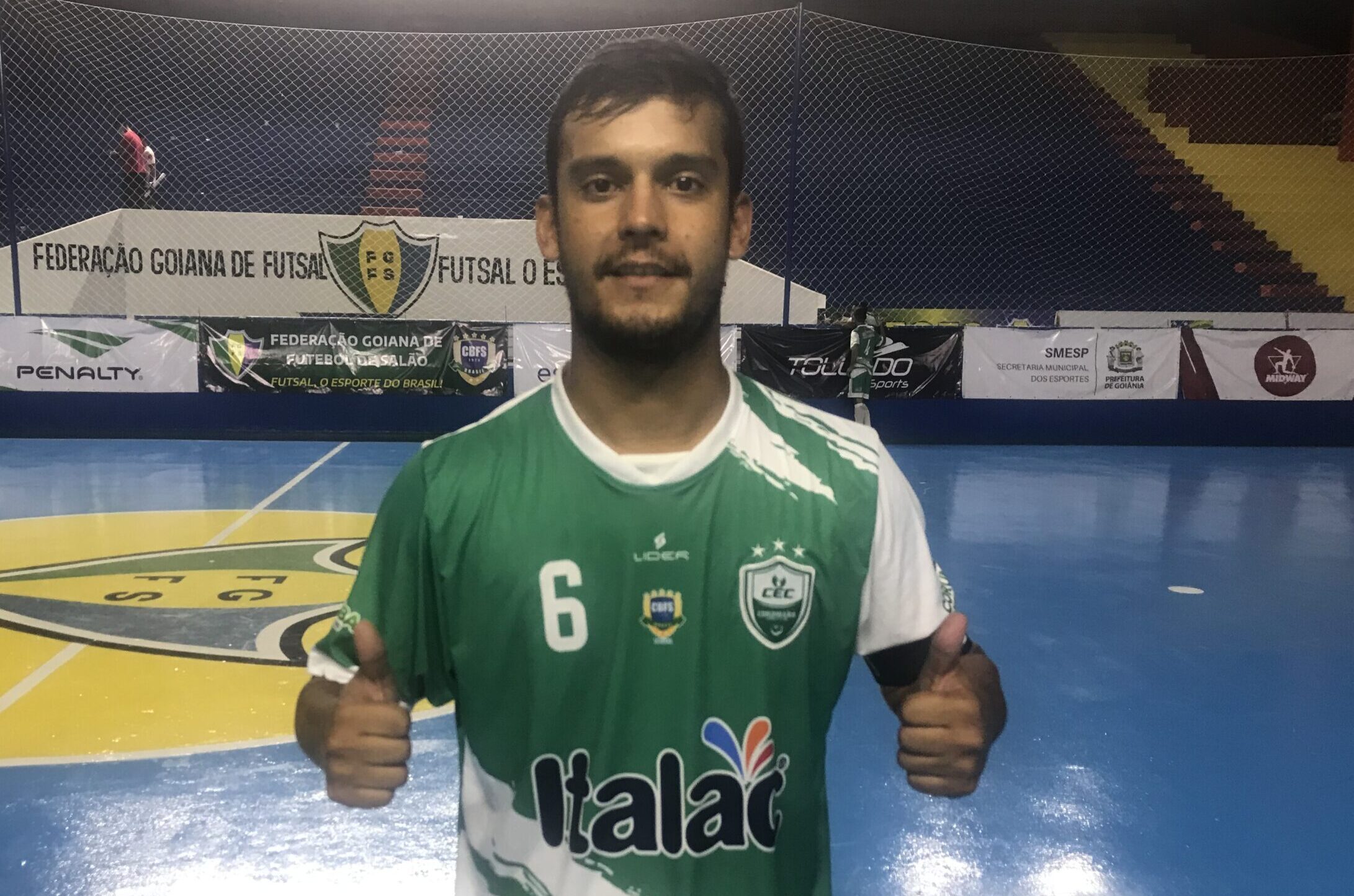 Fixo foi responsável por abrir o placar na vitória do Corumbaíba por 5 a 2 | foto: Victor Pimenta / Jornal O Hoje