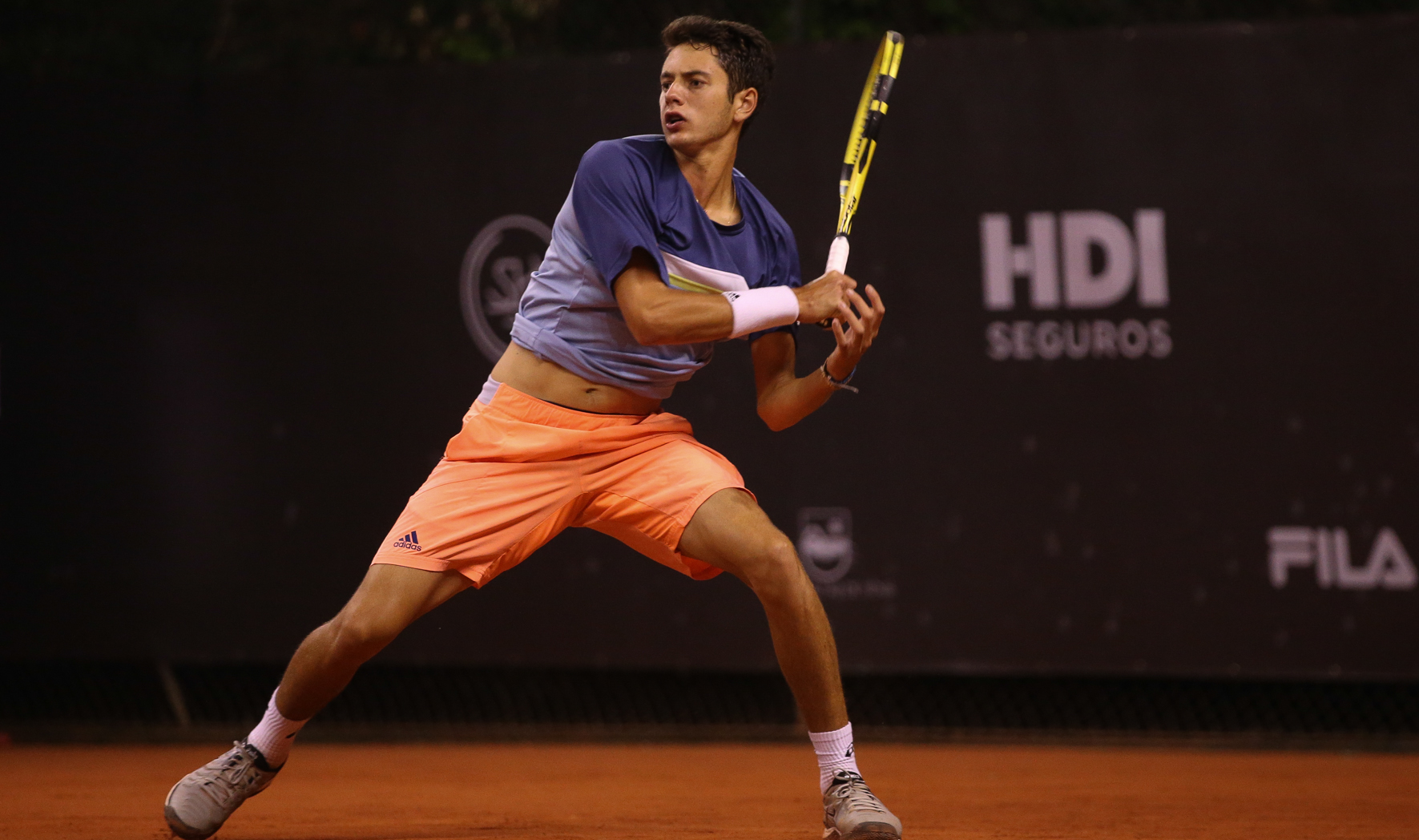 Matheus Pucinelli joga o qualifying do Rio Open | Foto: Divulgação/Fotojump