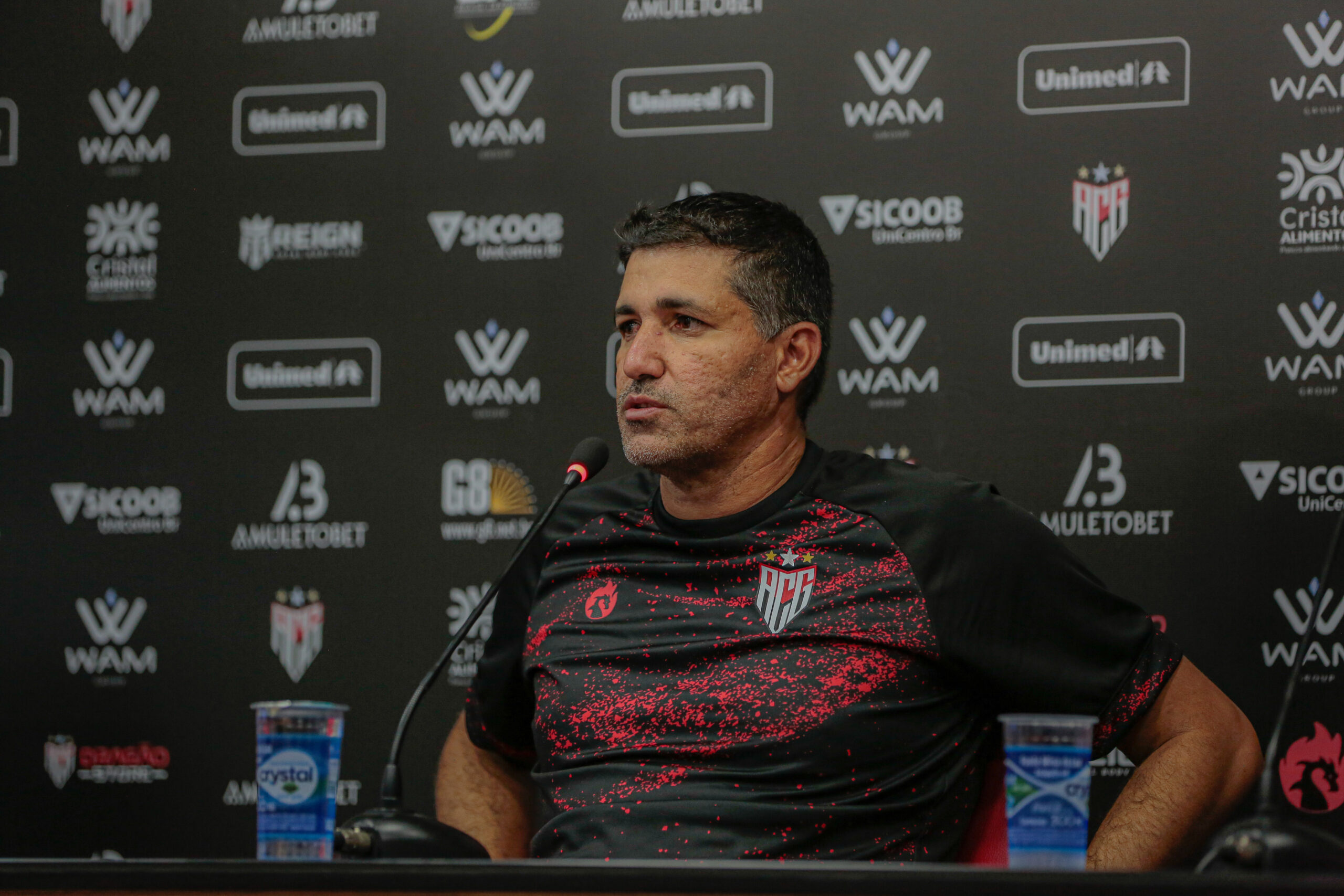 No período em que esteve no Atlético Goianiense, Eduardo Souza comandou a equipe em 33 partidas | Foto: Bruno Corsino/Atlético-GO