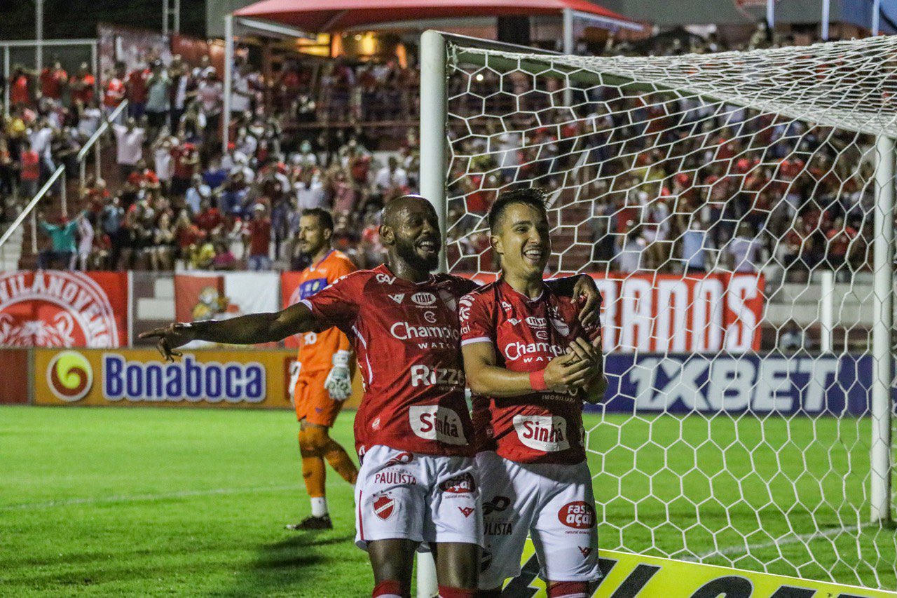 Matheuzinho anota os primeiros gols com a camisa do Tigre | Foto: Comunicação Vila Nova