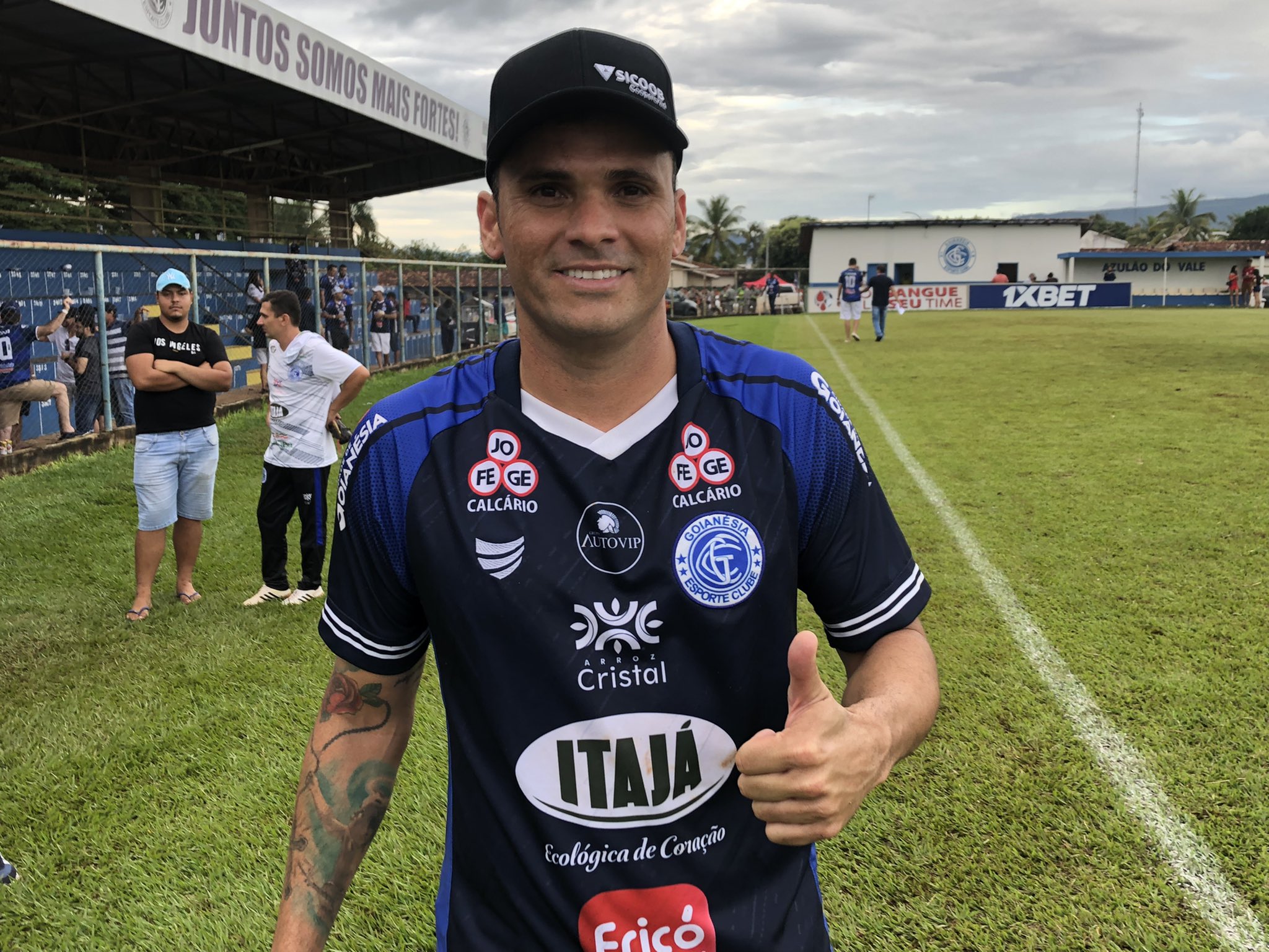 Contra o Grêmio Anápolis, o meia Leomir Soares marcou o gol que deixou o Goianésia na terceira colocação do Grupo A do Goianão | Foto: Breno Modesto