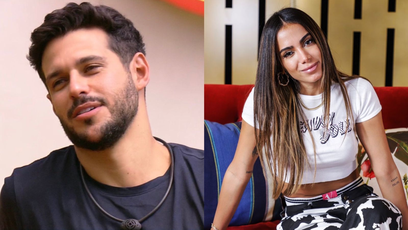 Logo no início do programa a cantora demonstro interesse pelo participante, mas, diante de atitudes de Rodrigo, Anitta afirmou ter mudado de ideia | Foto: reprodução