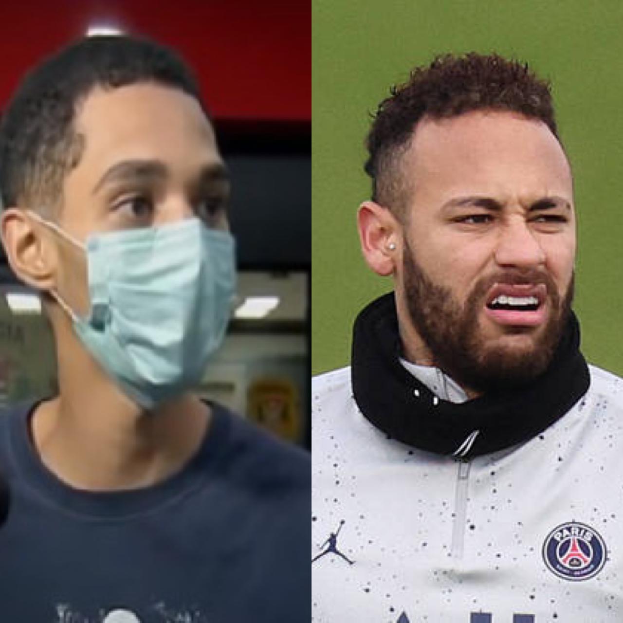 Estudante Lucas Almeida é suspeito de dar golpe em Neymar | Foto: reprodução