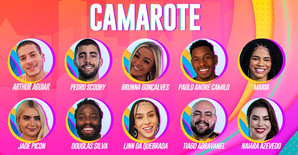 Elenco do Big Brother Brasil é dividido entre pessoas famosas e anônimas desde 2020 | Foto: Rede Globo