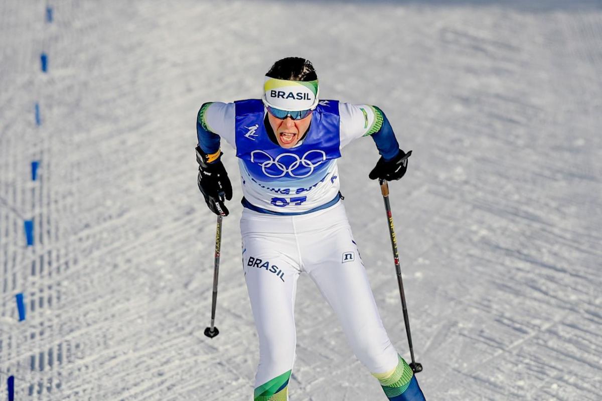 Ao largar na prova de Sprint do esqui cross-country, atleta superou, oficialmente, outros grandes nomes como Formiga, Robert Scheidt e Rodrigo Pessoa | Foto: William Lucas/ANOC