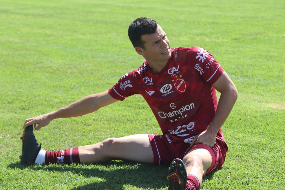 Wagner se considera entre 80% e 90% na parte física | Foto: Fernando Brito/Vila Nova