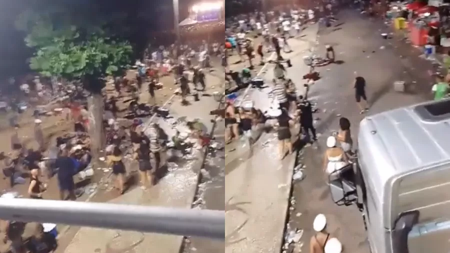 Tirotei no Carnaval de Magé, RJ, deixa 2 mortos e 19 feridos | Foto: Reprodução/ Twitter