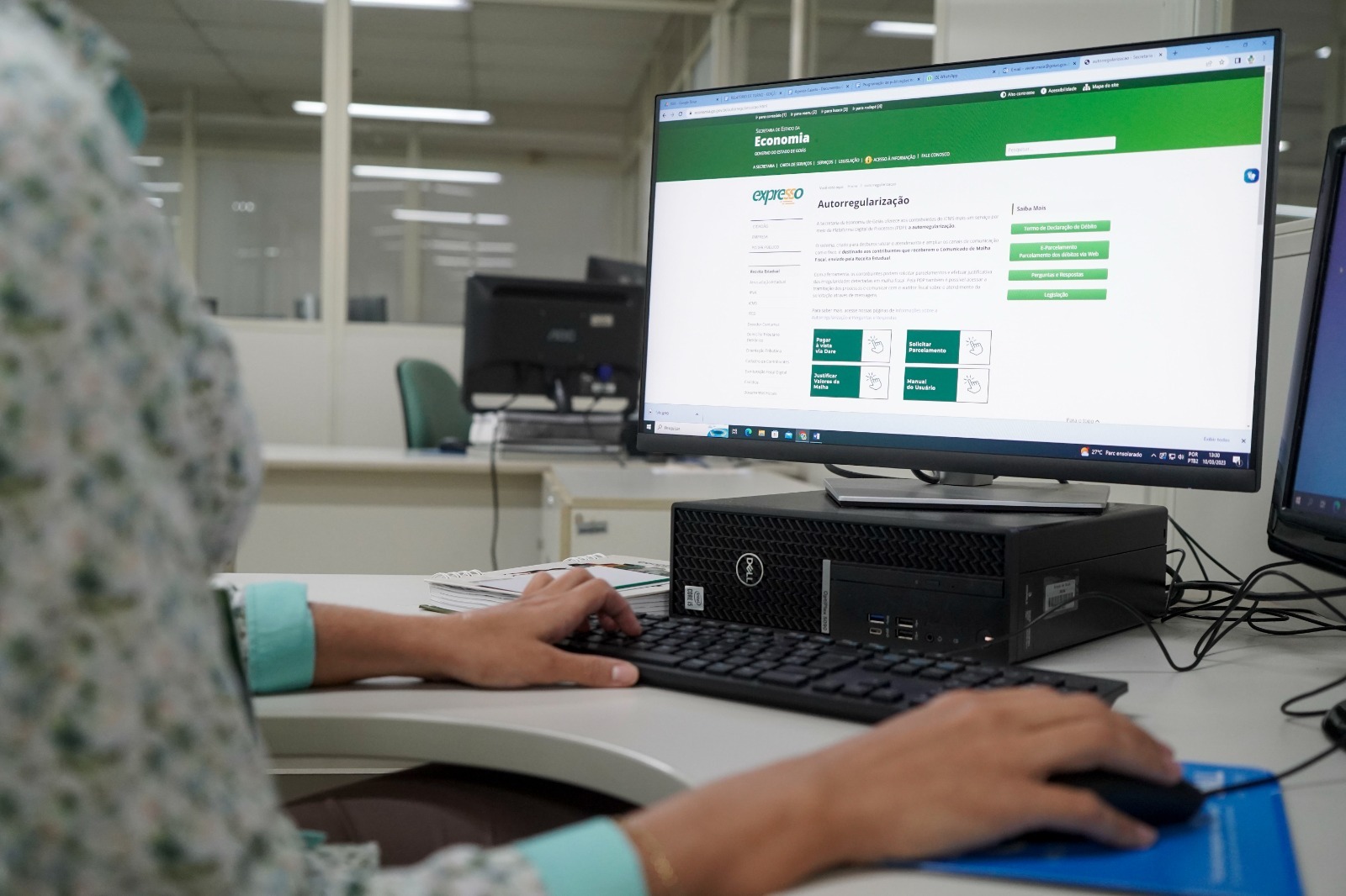 Sistema online permite ao contribuinte corrigir suas obrigações tributárias antes de ação fiscal e sem multas | Foto: Secom
