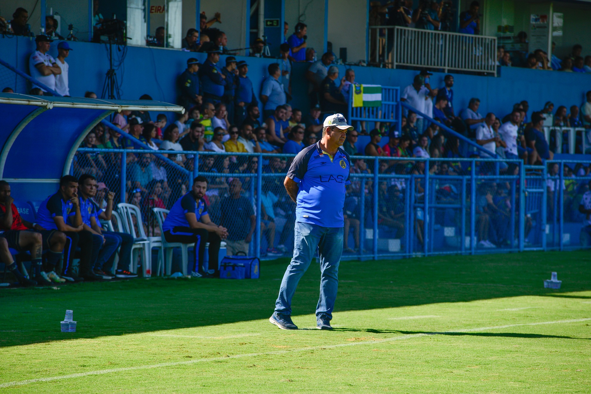Técnico da Aparecidense lamenta resultado, mas destacou confiança na classificação (Foto: Wigor Vieira/A.A. Aparecidense)