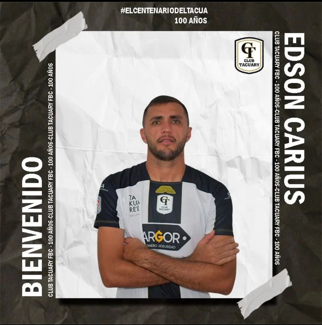 Na atual temporada, Edson Cariús estava atuando pela Portuguesa-RJ, pela qual disputou sete jogos e marcou dois gols | Foto: Divulgação
