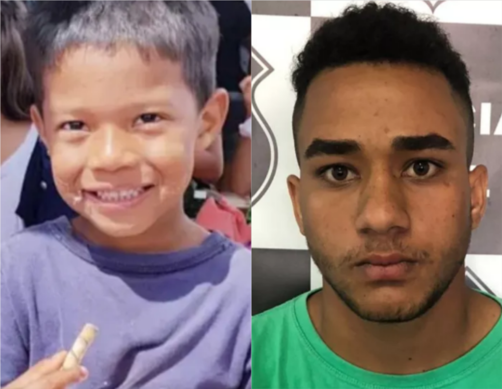 Danilo desapareceu em Goiânia em julho de 2020, quando tinha 7 anos | Foto: Reprodução/ Tv Anhanguera | Montagem: O Hoje