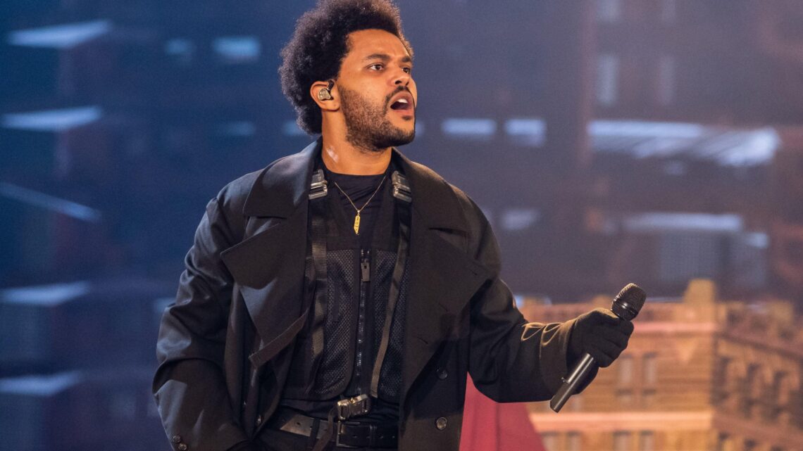 2JKGJCP July 30, 2022, Landover, MD, USA: THE WEEKND performs on stage at the FedEx Field in Landover, MD. (Credit Image: © Kyle Gustafson/ZUMA Press Wire)