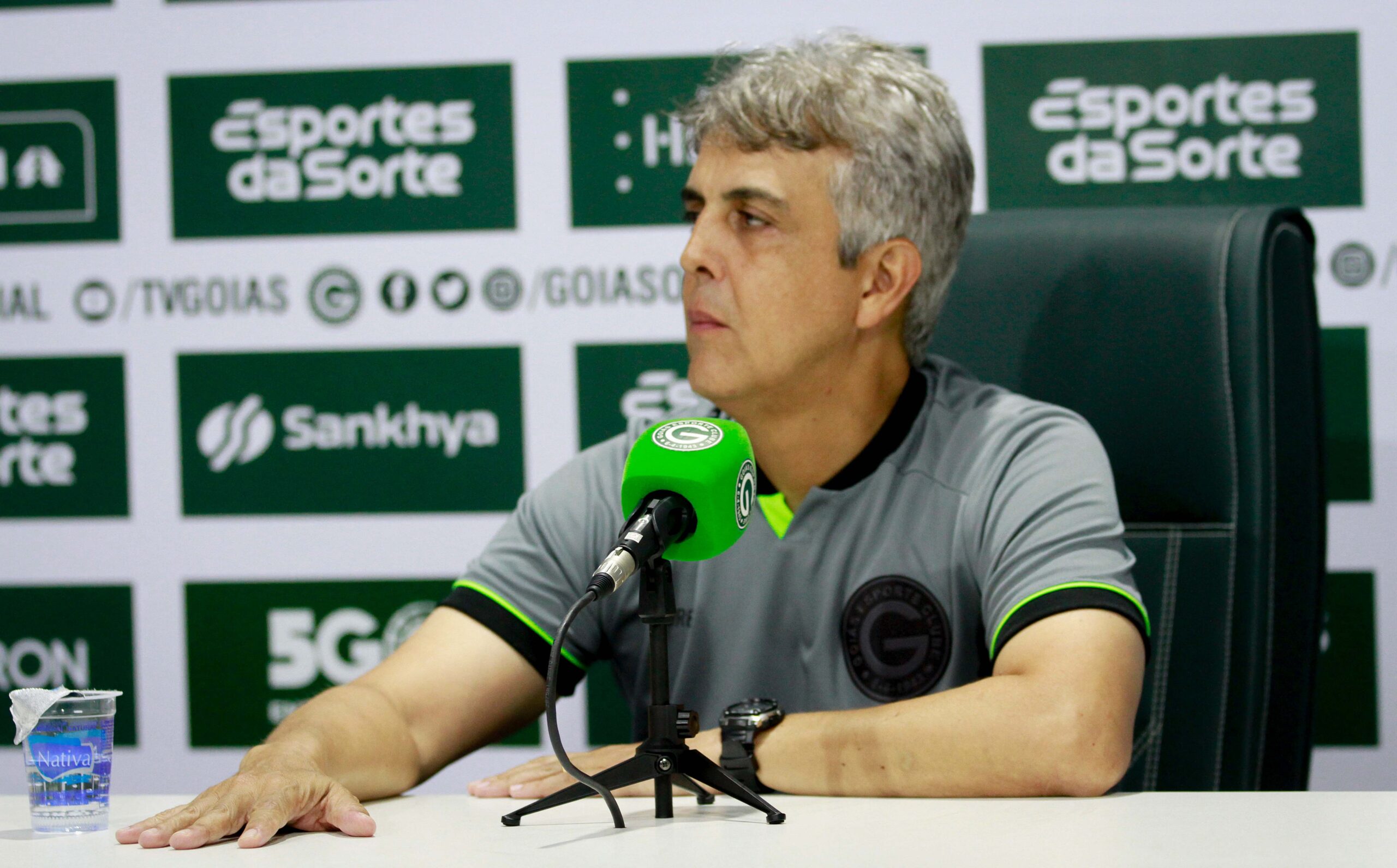 Segundo o treinador, o Esmeraldino seguirá confiante nas próximas rodadas do Campeonato Brasileiro | Foto: Rosiron Rodrigues/Goiás EC