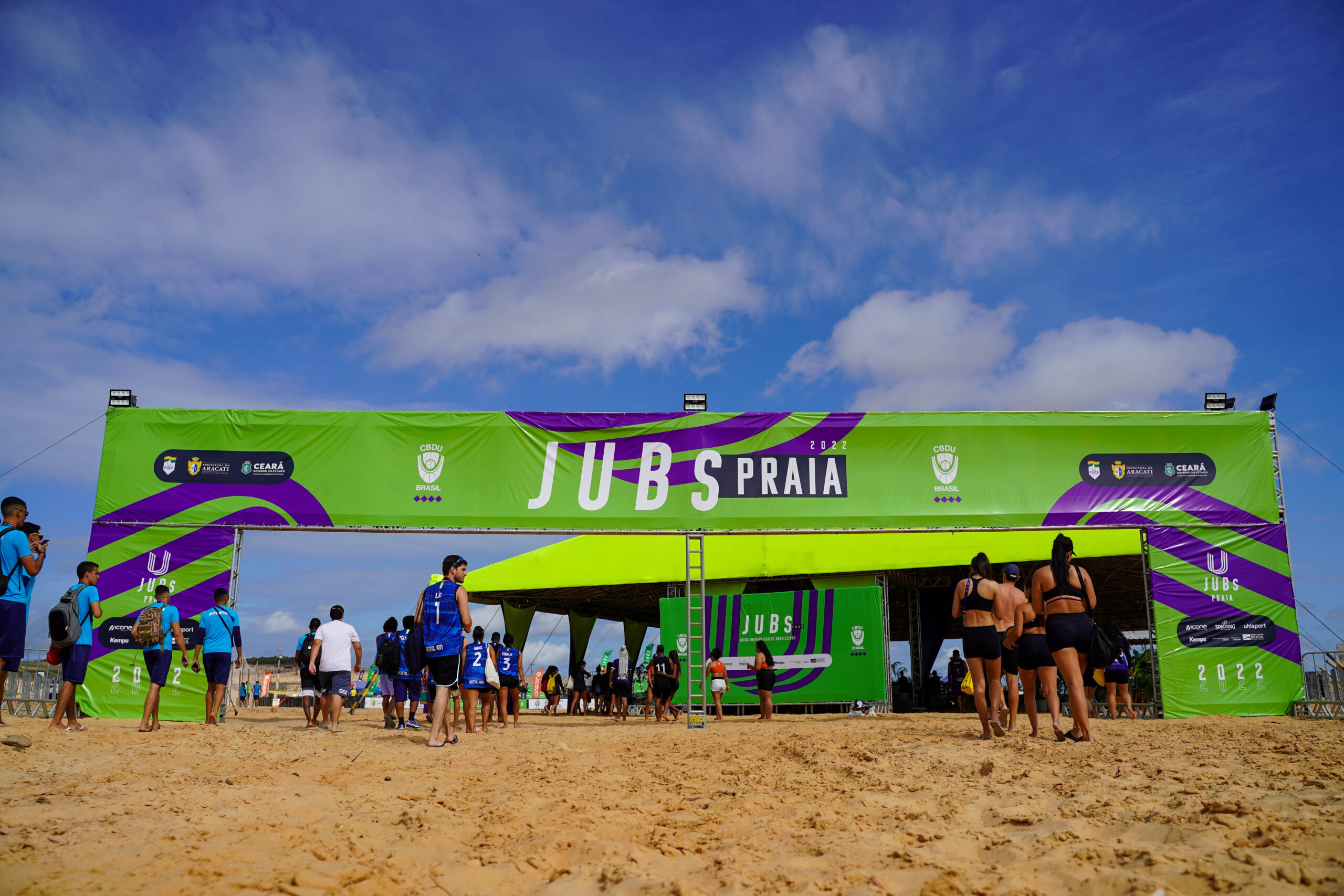 Os Jogos Universitários Brasileiros de Praia (JUBs Praia) de 2023 serão disputados na cidade de São Luís, no Maranhão | Foto: CBDU