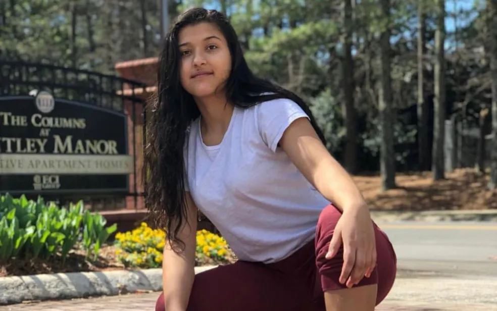 Eduarda foi atingida por um veículo depois do carro em que ela estava se envolver em uma batida. | Reprodução/ Redes Sociais