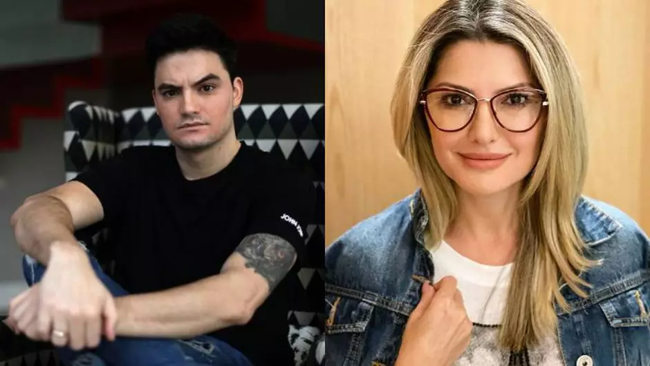 A jornalista ainda convidou o influencer para subir no ringue e enfrentá-la em uma luta | Foto: Reprodução/