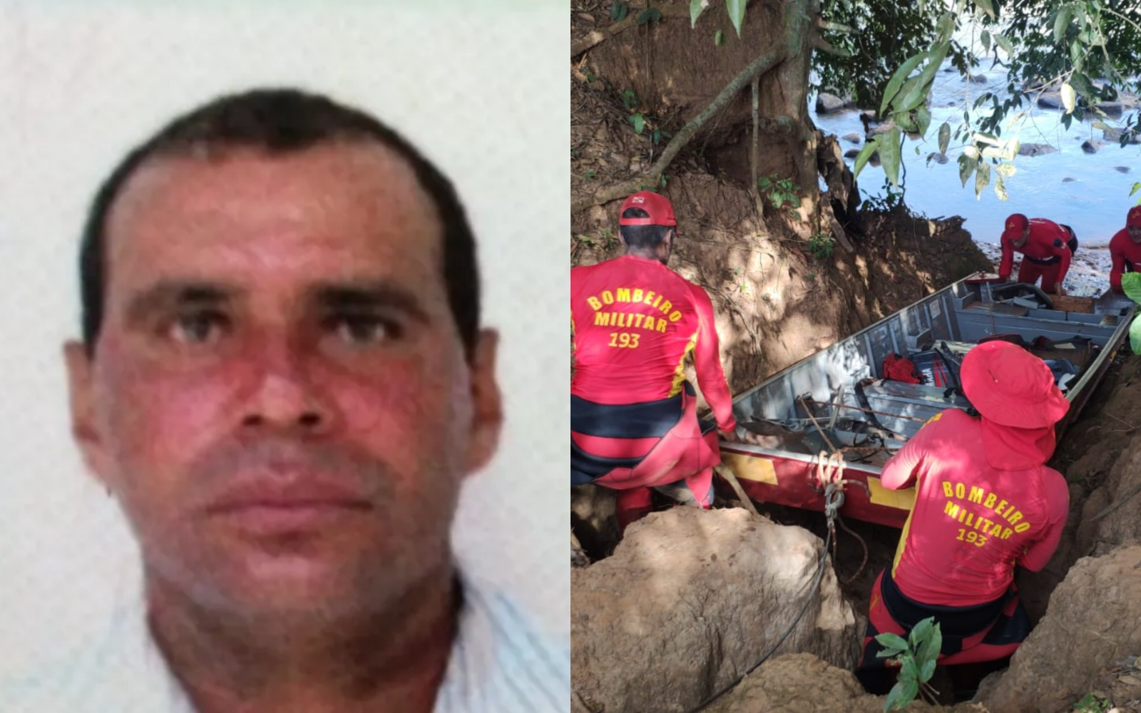 Corpo de homem desaparecido em rio de Jataí é encontrado pelos bombeiros