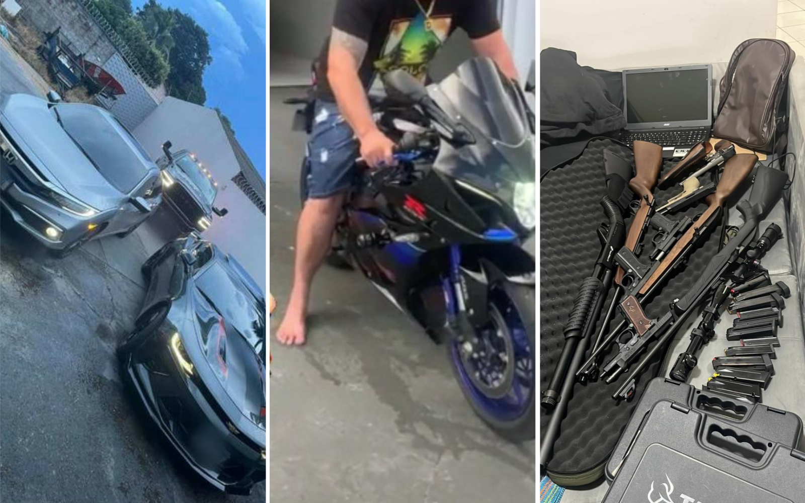 O grupo atuava na prática de comunicação falsa de roubo ou furto de veículos e bens transportados | Foto: Segurança Pública